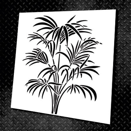 DFA Reusable stencil for decorative plaster Palm for plaster and paint 0.3-1mm (P00035)