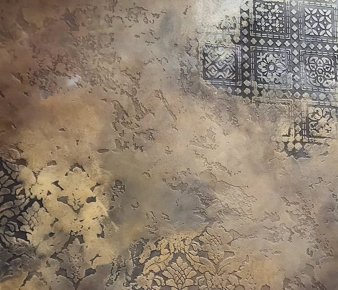 Modern decor in a few steps - DFA stencil with a geometric pattern 0.3-1 mm (K00005)