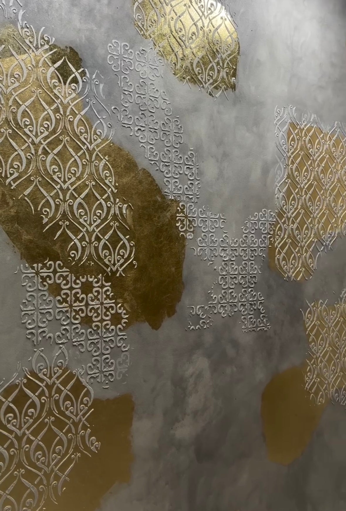 Decor in oriental style - DFA stencil for creating an elegant ornament 0.3-1 mm (V000075-d)