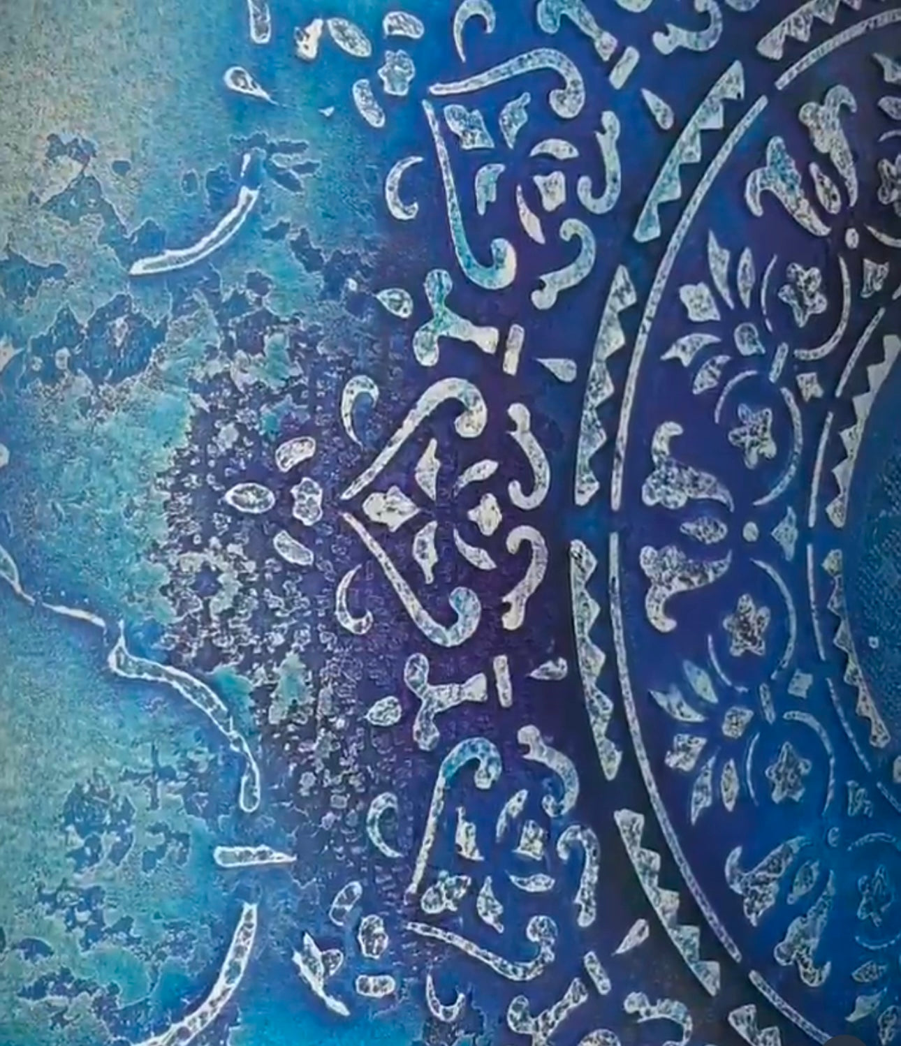 Spectacular circular pattern with DFA stencil - simple, fast, stylish 0.3-1 mm (C00013-d2)