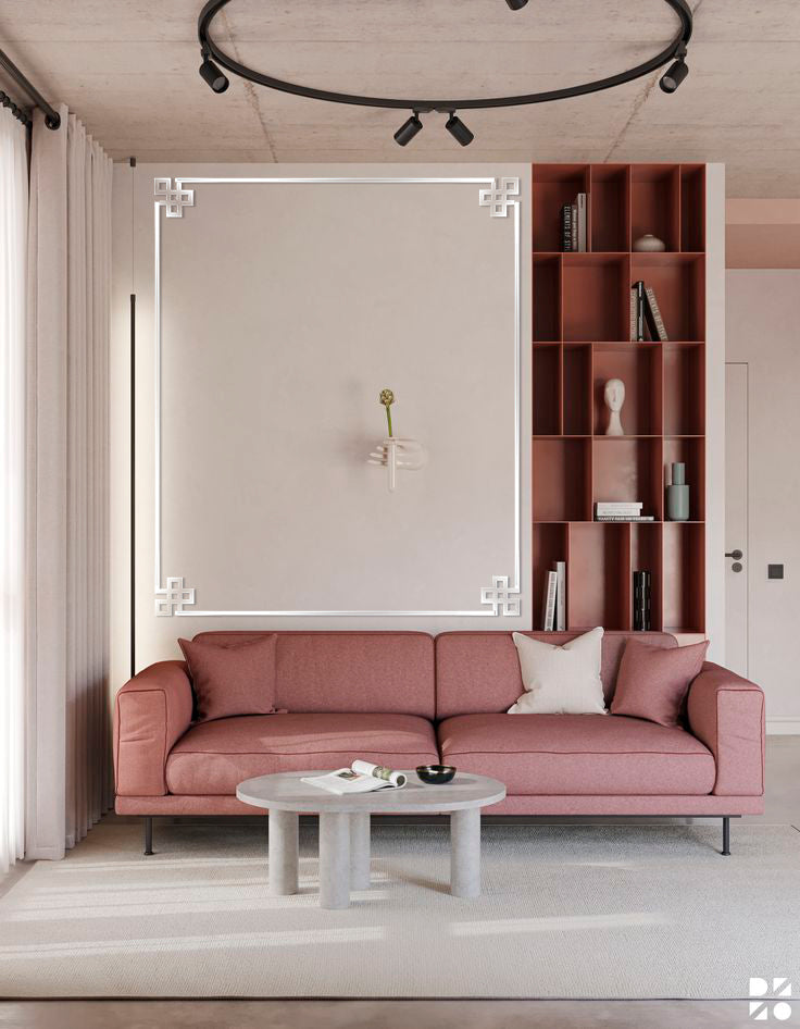 Create a unique interior with DFA Mirror Decor Corner Pattern 2pcs/4pcs (YA00036)
