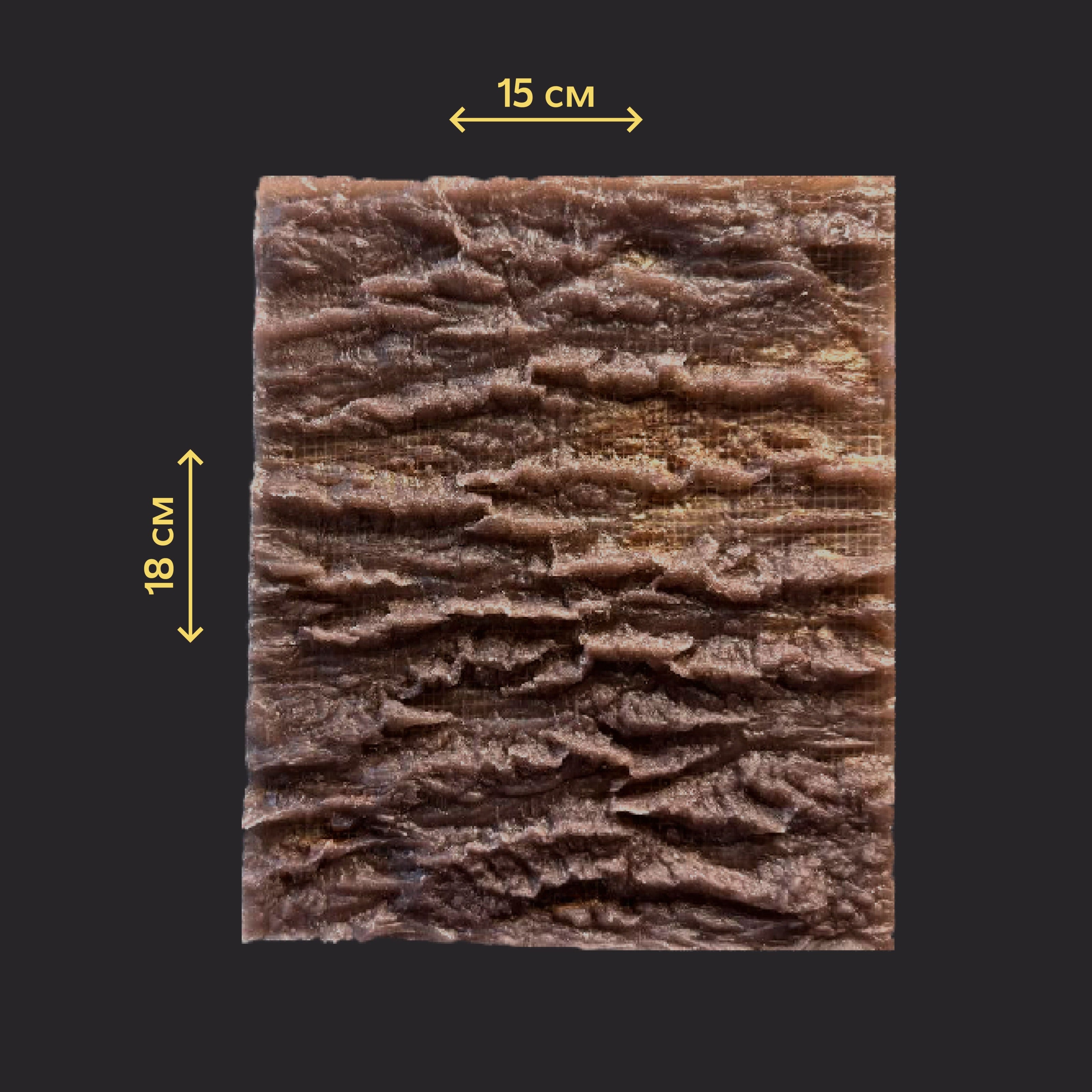 Silicone mold for tree bark decoration W00034