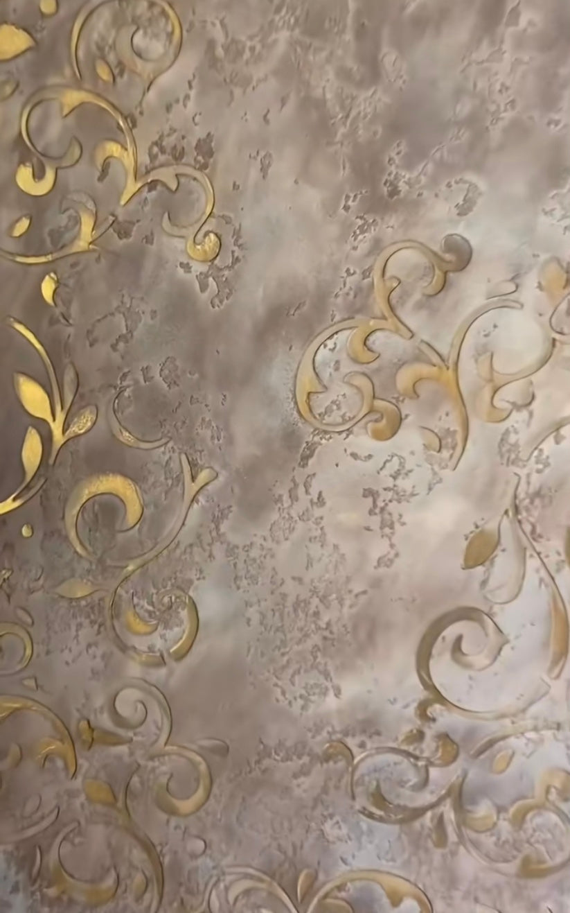 Sophisticated oriental motifs for your space - stencil DFA for decor 0.3-1 mm (V000018-d)