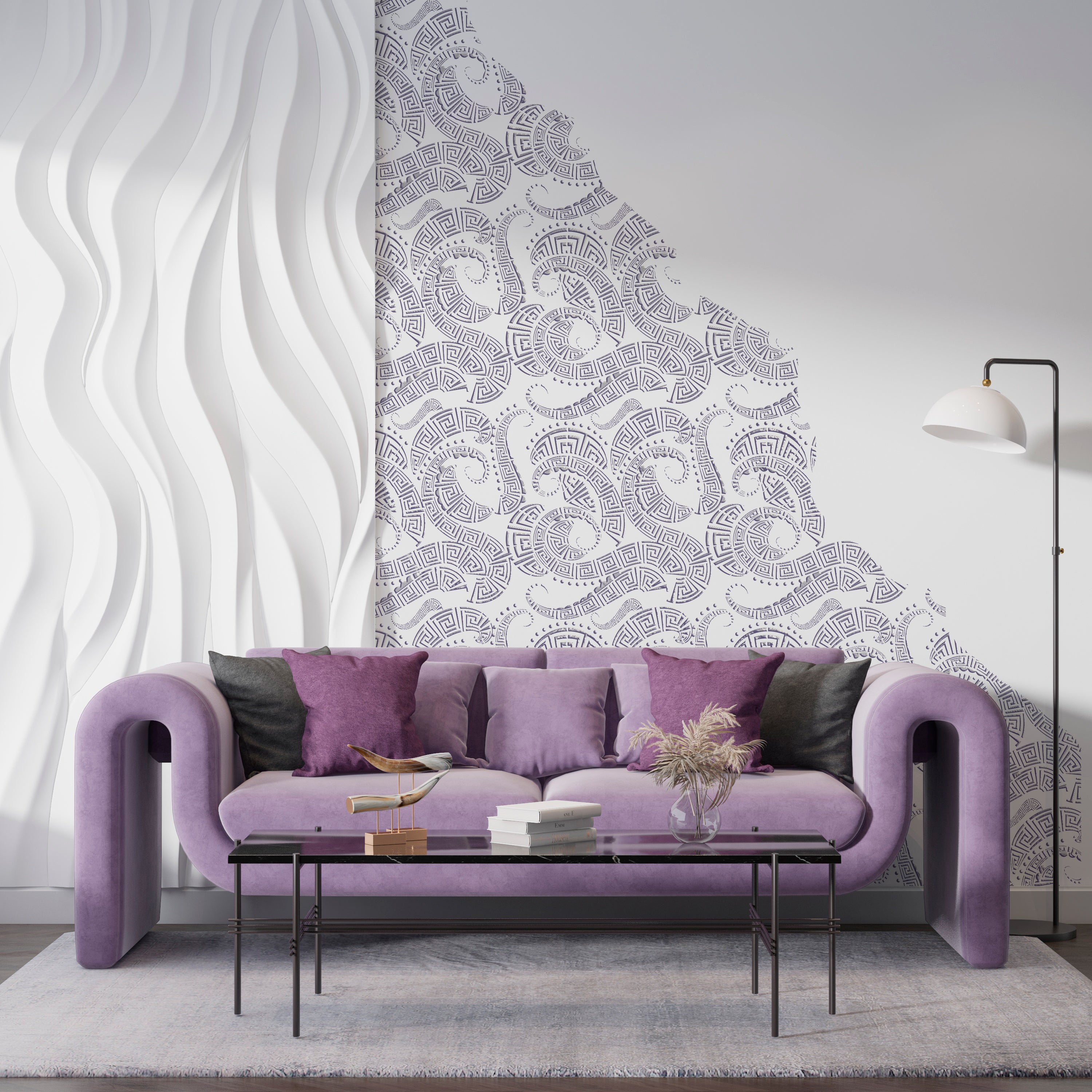 Stencil DFA Square pattern for plaster and paint 0.3-1 mm (K00114)
