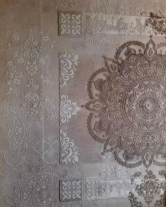 Stencil DFA reusable Round pattern 26 for plaster and paint 0.3-1mm (C00026)