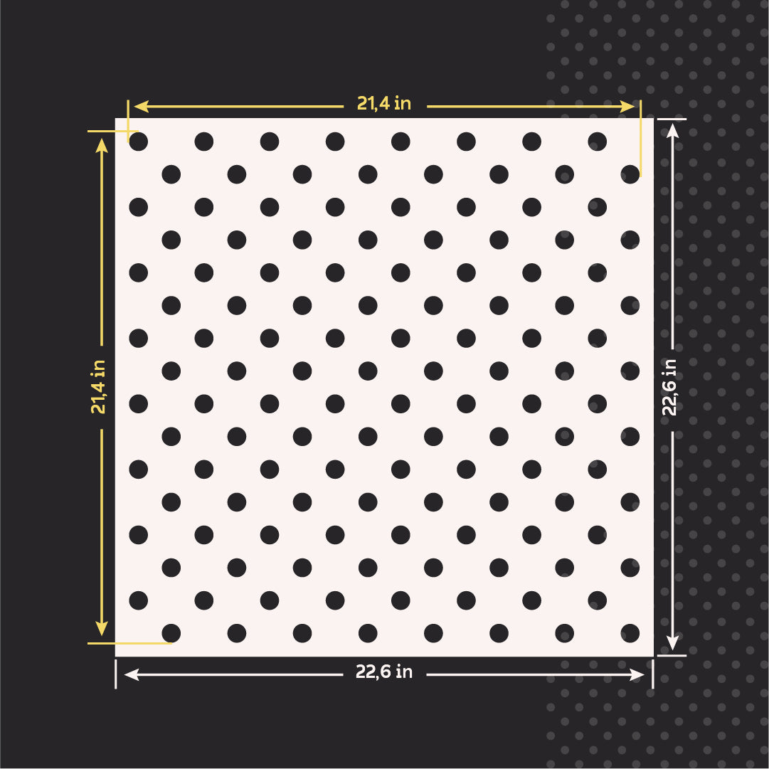 Stencil DFA Dots: Ideas for decorating a children's room 0.3-1 mm (E00067)