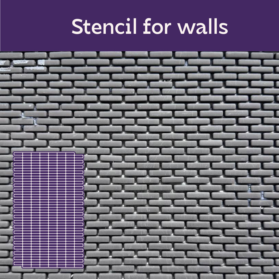 Stencil DFA Masonry: An economical solution for a beautiful facade 0.3-1 mm (F00017)