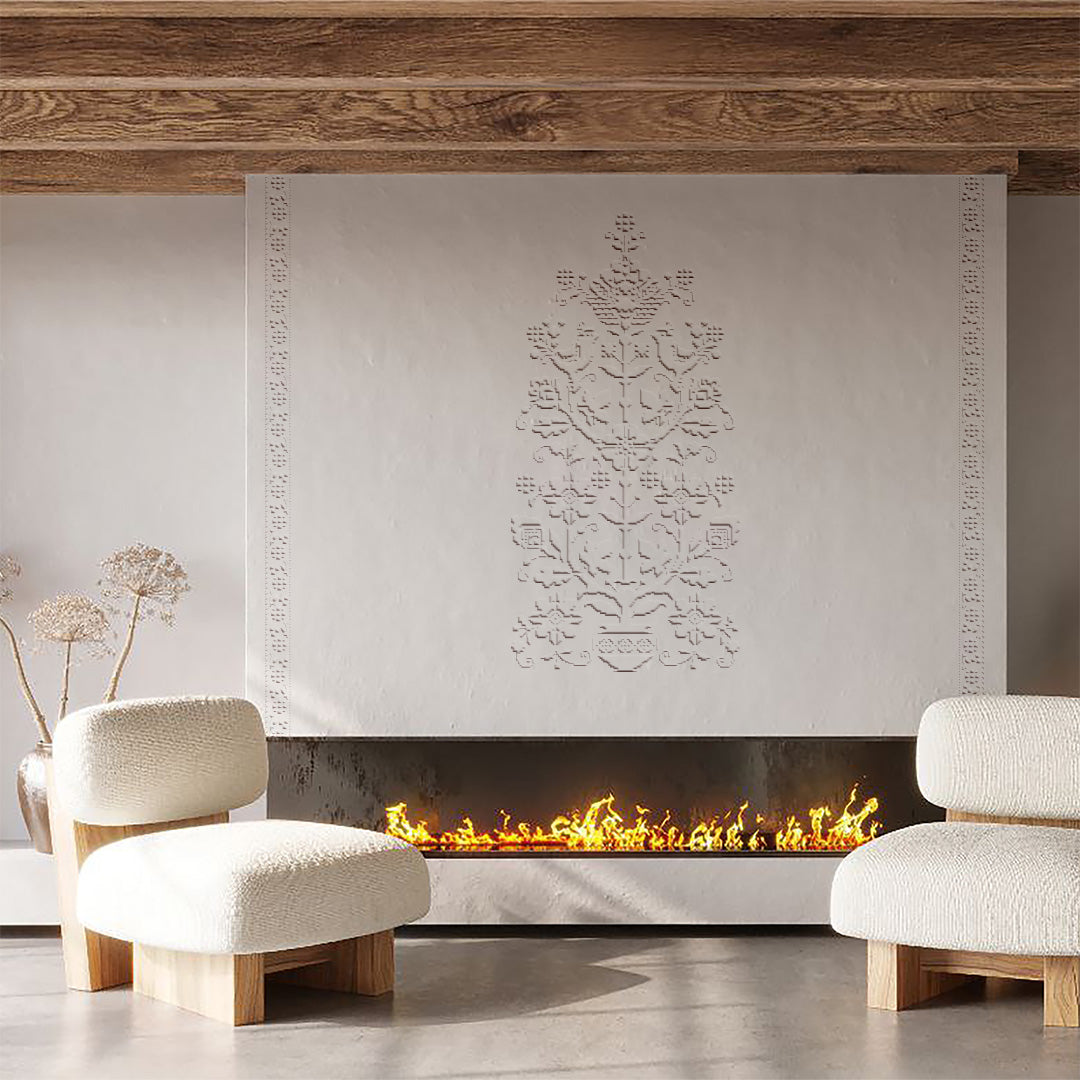 Update the interior: Ethnic style with DFA stencil "Vysyvanka" 0.3-1 mm (Z00039)