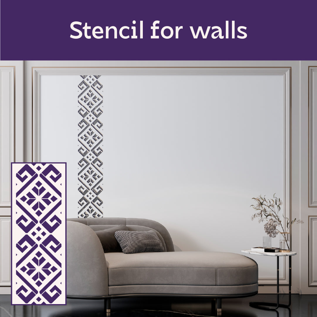 Geometric stencil DFA - style and originality in the interior 0.3-1 mm (G00153)