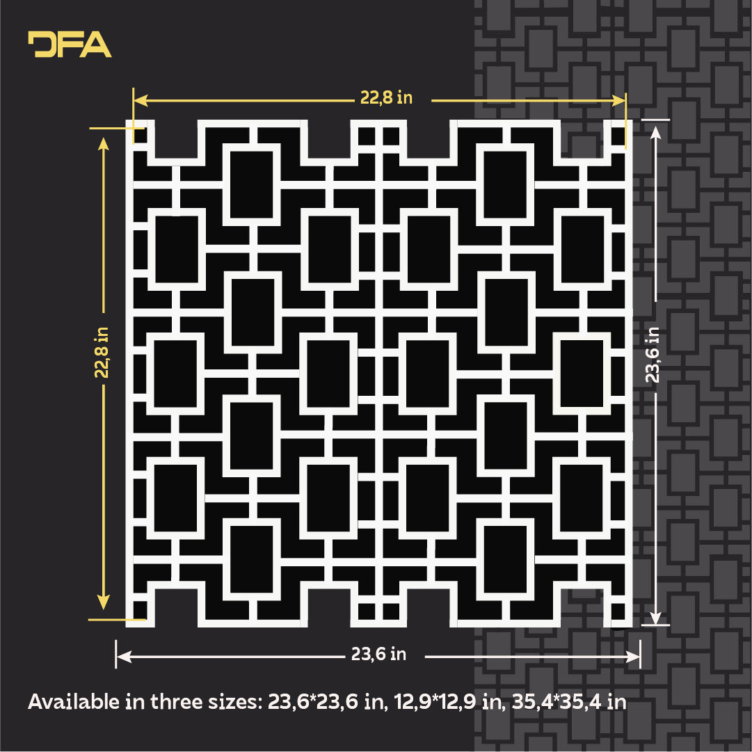 DFA Geometric Ornament: Create Stylish Wall Decor Easily 0.3-1 mm (G00159)