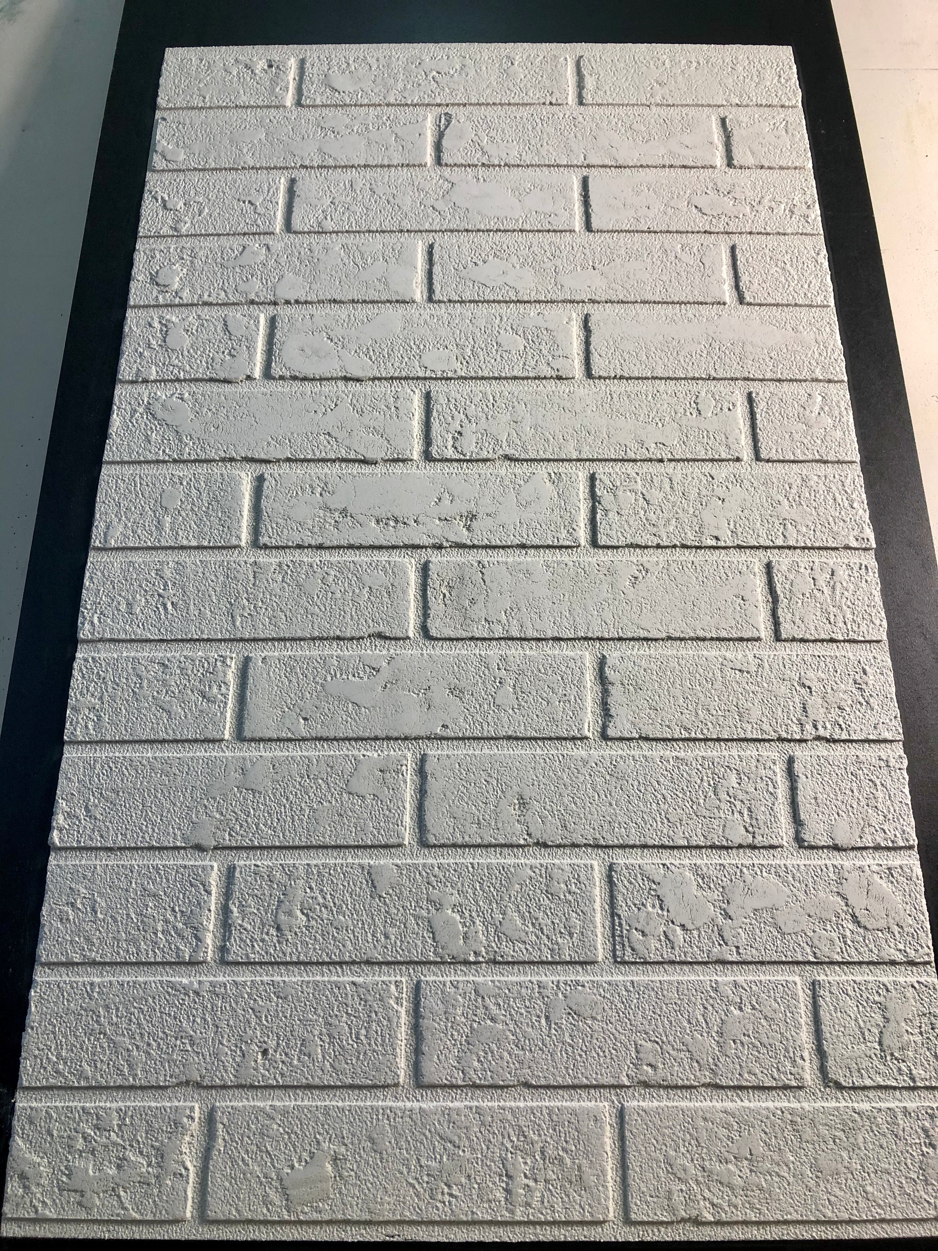 Stencil DFA Facade Bricks 2mm reusable for decorative plaster 39*78 6x25 + as a gift border and separate brick 25x6.5 (F00002)