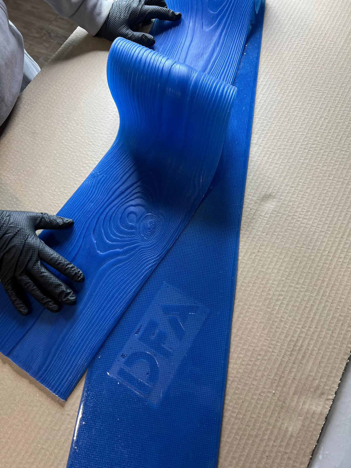 Silicone impression for decoration Tree 2 (blue) W00022