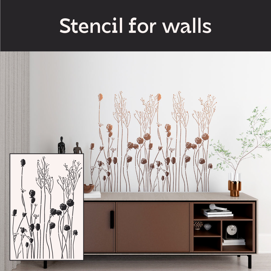 Stencil for walls nature DFA for plaster and paint 0.3-1 mm (P00160)
