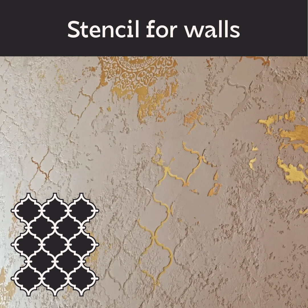 Create a sophisticated design with the DFA Oriental Ornament Stencil 0.3-1 mm (V00082)