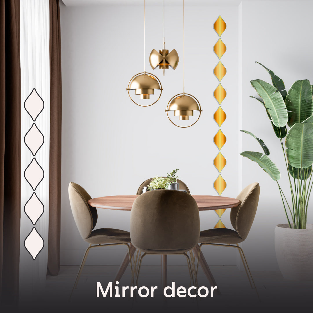 Light and Space: DFA Mirror Diamonds for Amazing Reflections, 5pcs/10pcs/15pcs (YA00010)