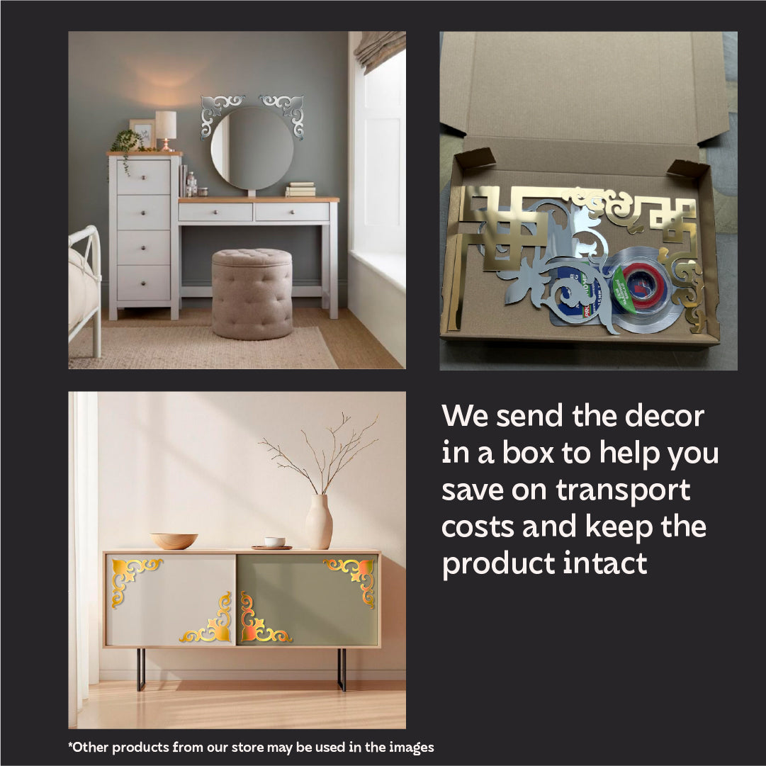 Quick Conversion: DFA Self Adhesive Corner Pattern for Easy Installation 2pcs/4pcs (YA00032)