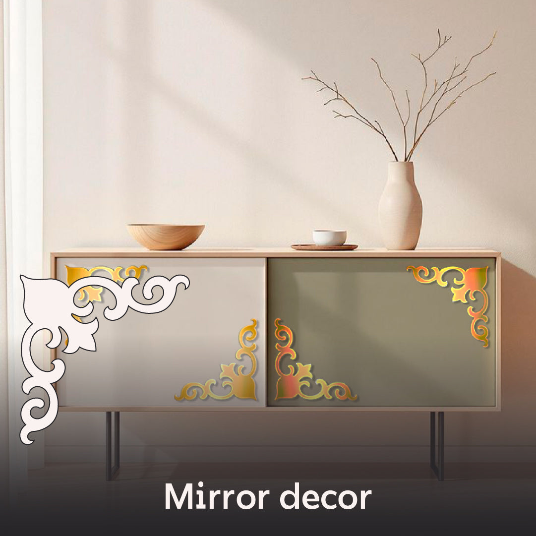 Quick Conversion: DFA Self Adhesive Corner Pattern for Easy Installation 2pcs/4pcs (YA00032)