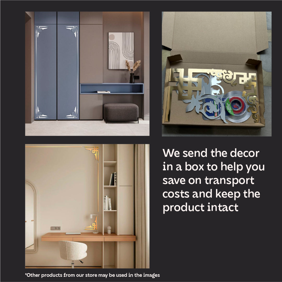 Create your masterpiece: DFA decorative corner patterns for unique solutions 2 pcs/4 pcs (YA00034)