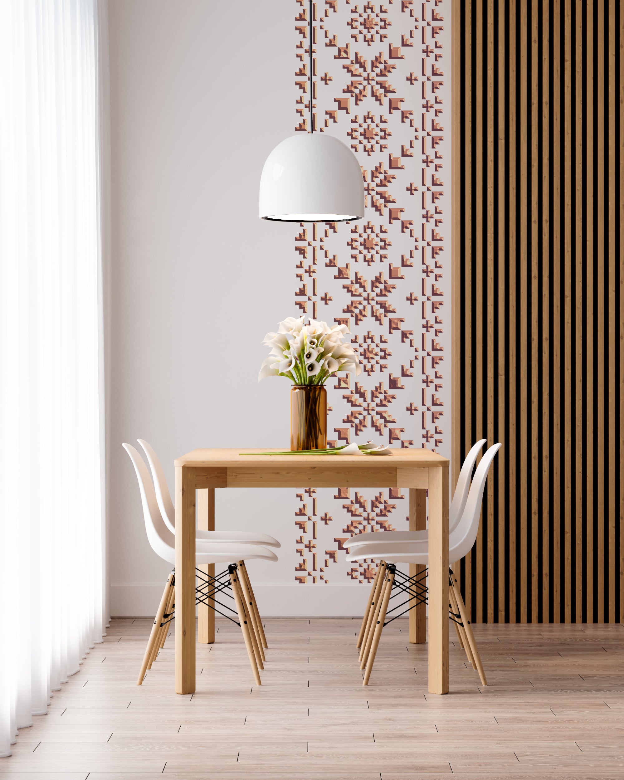 Embroidery on the facade: stencil DFA for decorative decoration of the exterior 0.3-1 mm (Z00065)