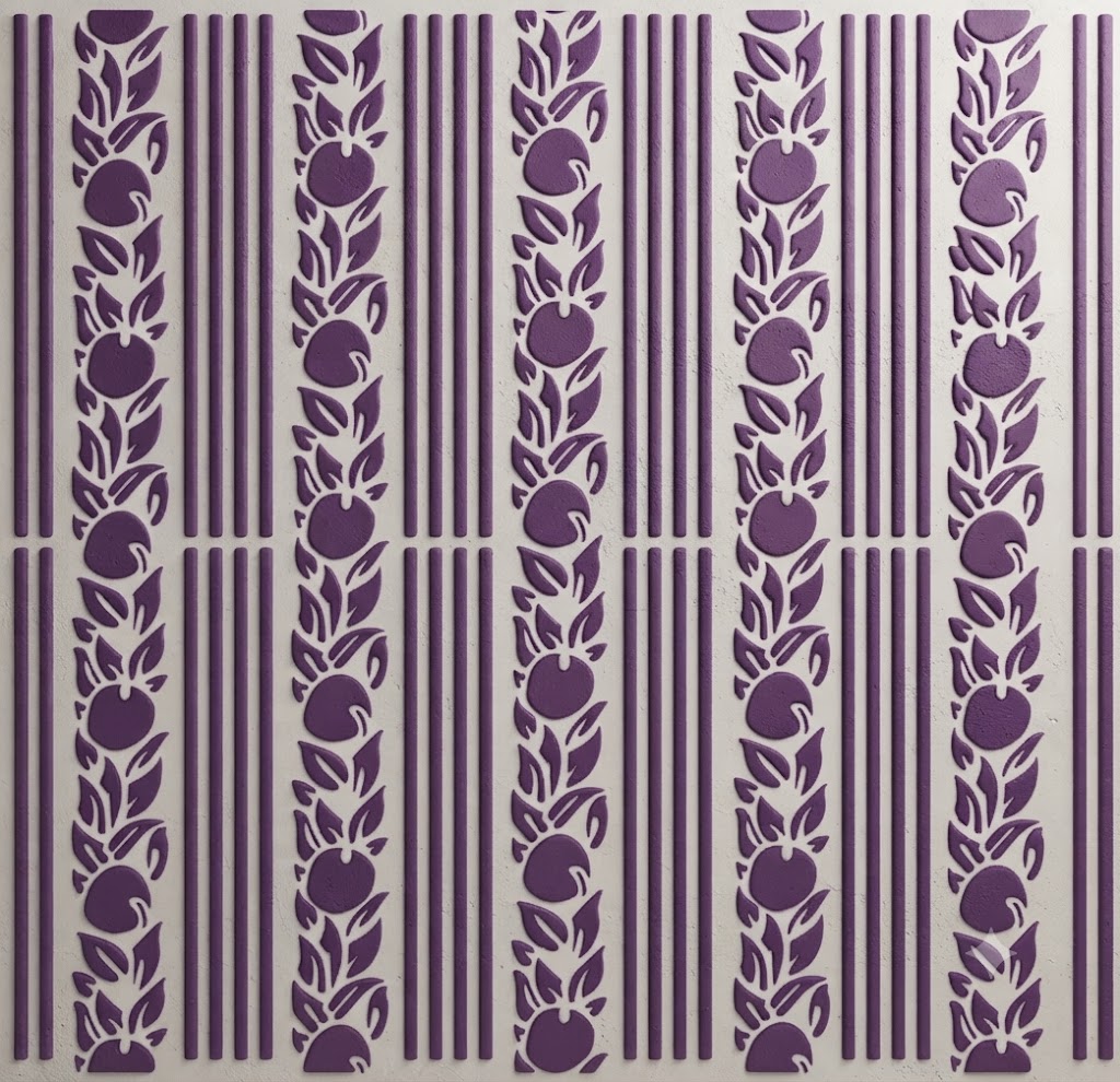DFA Reusable Stencil "Nature" for Plaster and Paint 0.3–1 mm – William Morris Collection (P00187)