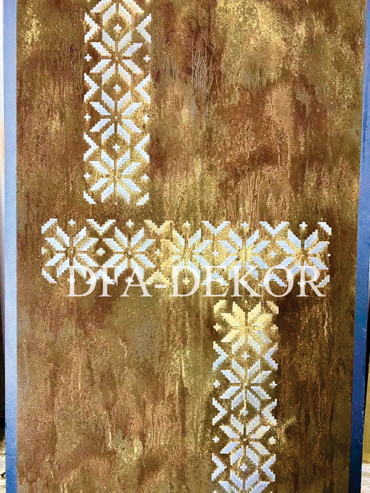 Stencil DFA Embroidery for plaster and paint (Z00001)
