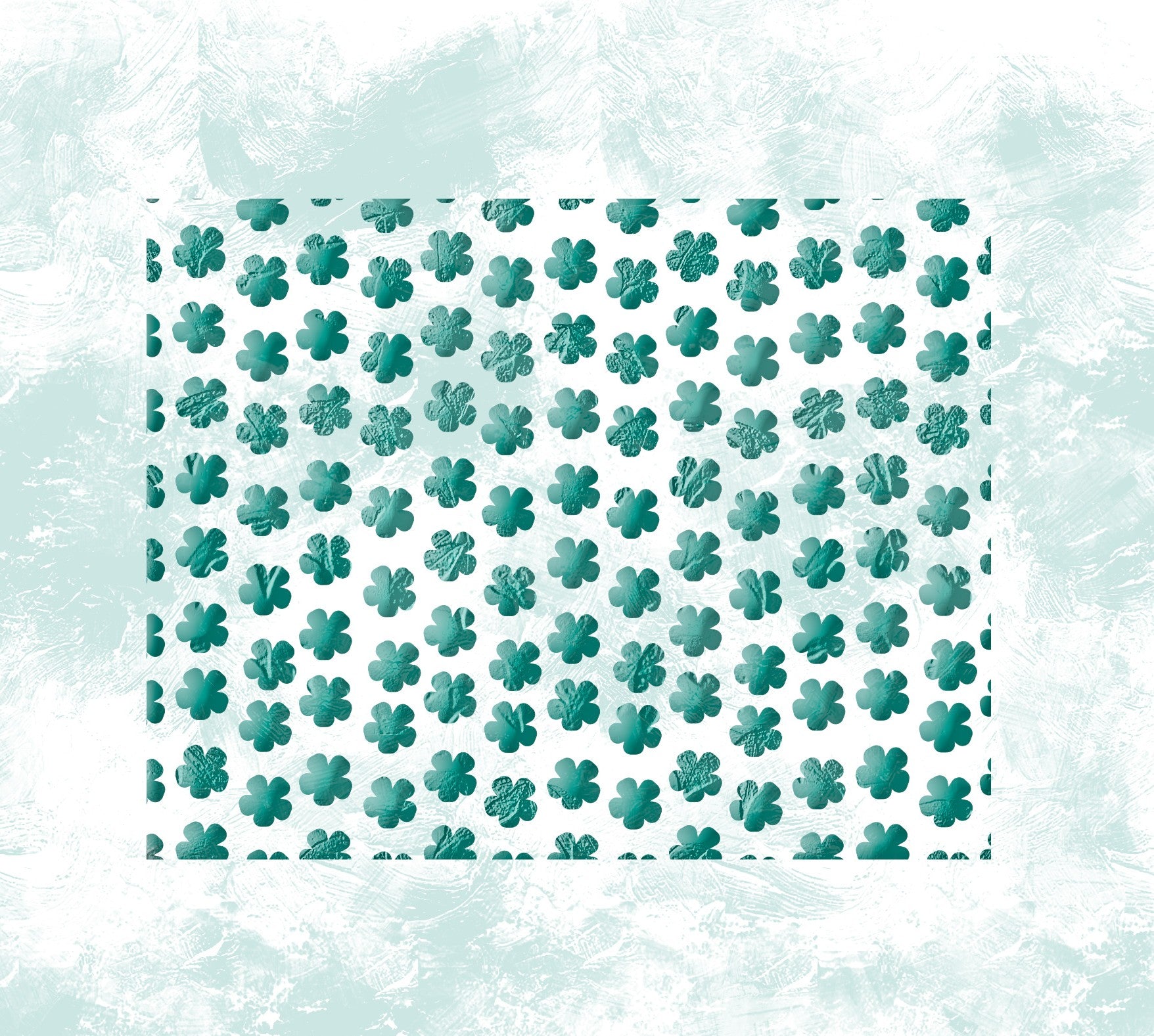 Spring mood in the children's room - DFA stencil floral ornament 0.3-1 mm (E00086)