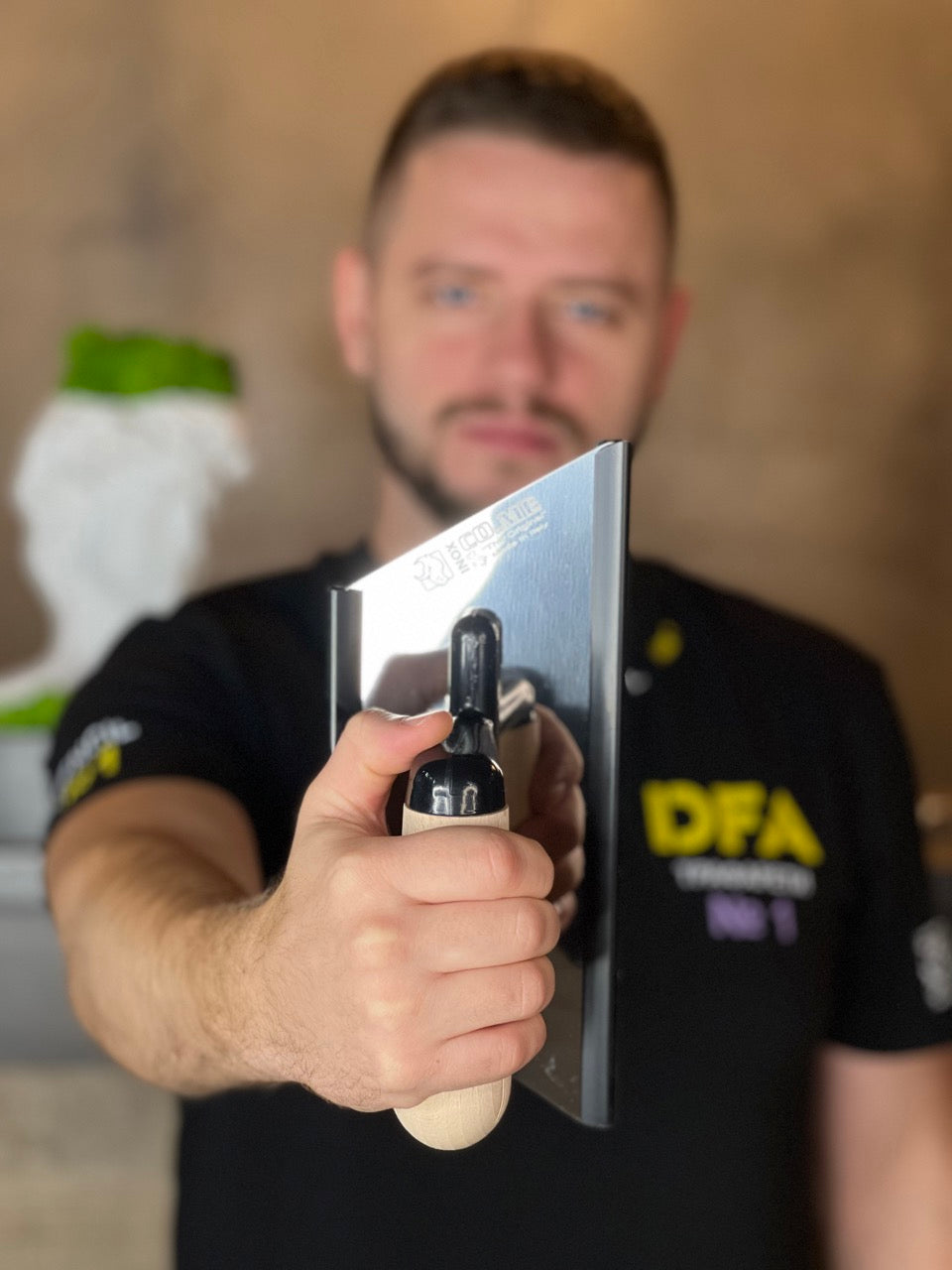 Spatula with wooden handle CO.ME 240*120 mm
