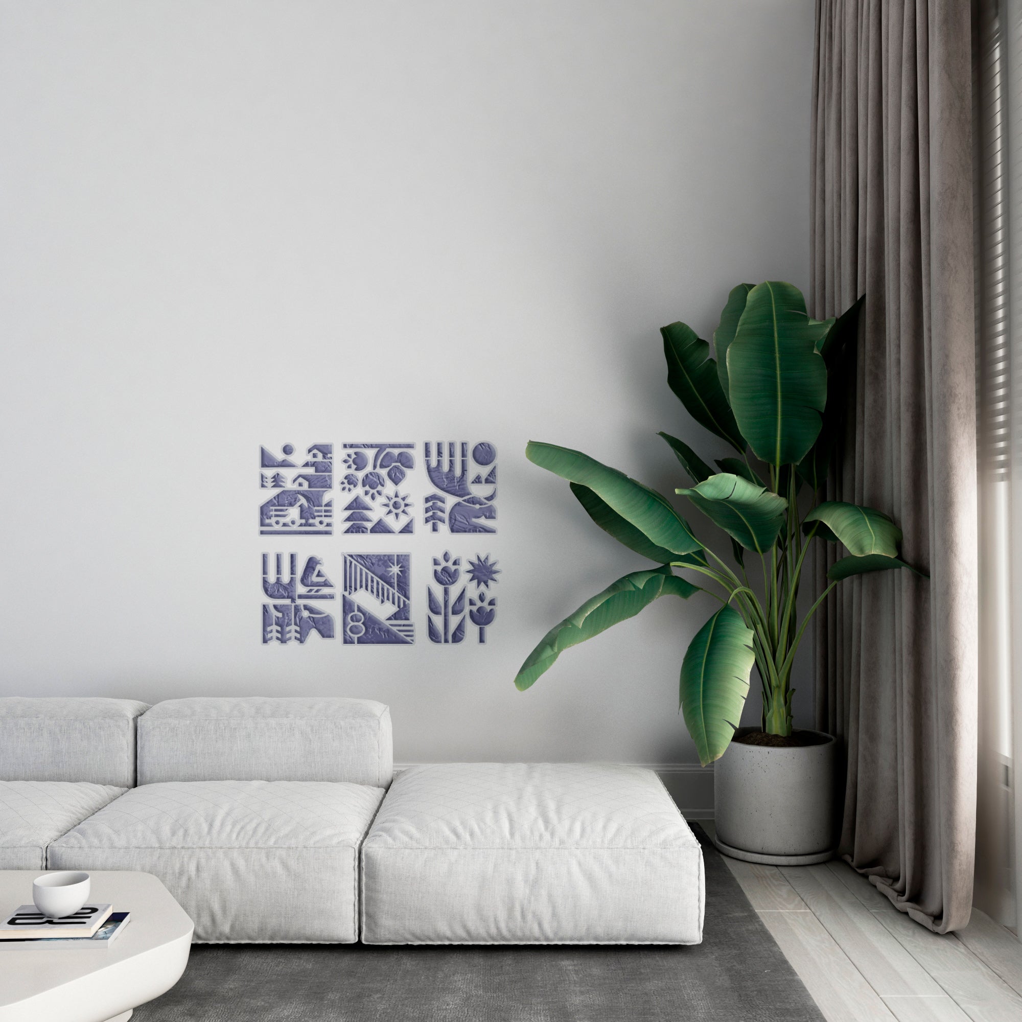 DFA Ethnic Natural Motifs Stencil: Easy Application, Professional Result 0.3-1 mm (P00172)