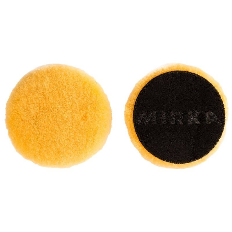 Polishing disc made of Mirka Pro sheep's wool 150 mm yellow