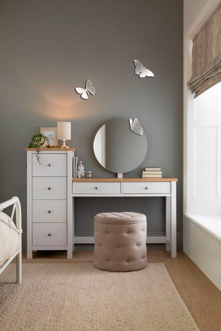 Mirror Butterflies DFA: Add lightness and light to your space, 3 pcs (YA00003)