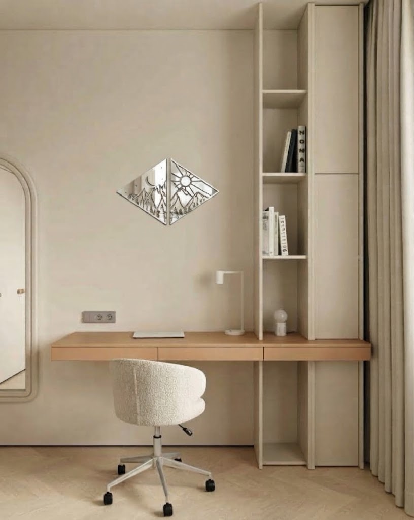 Mirror decor: a with a modern twist (YA00109)