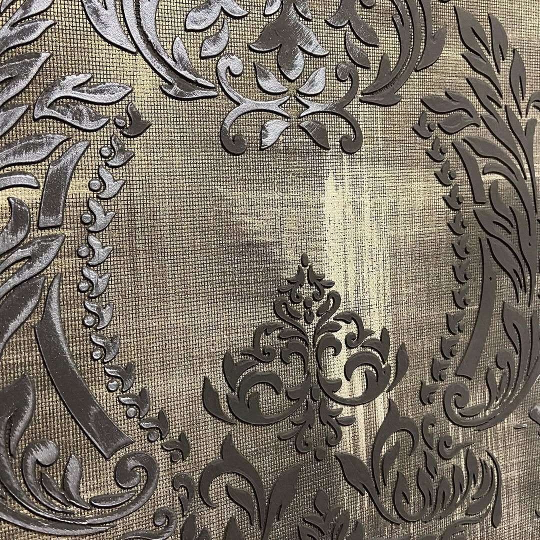 Elegance and style: Damascus stencil for decorative plaster 0.3-1 mm (D00027)