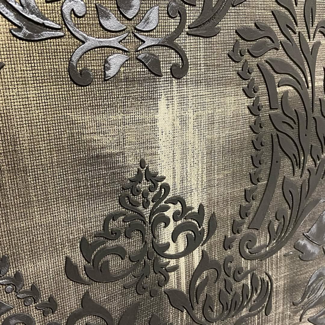 Elegance and style: Damascus stencil for decorative plaster 0.3-1 mm (D00027)