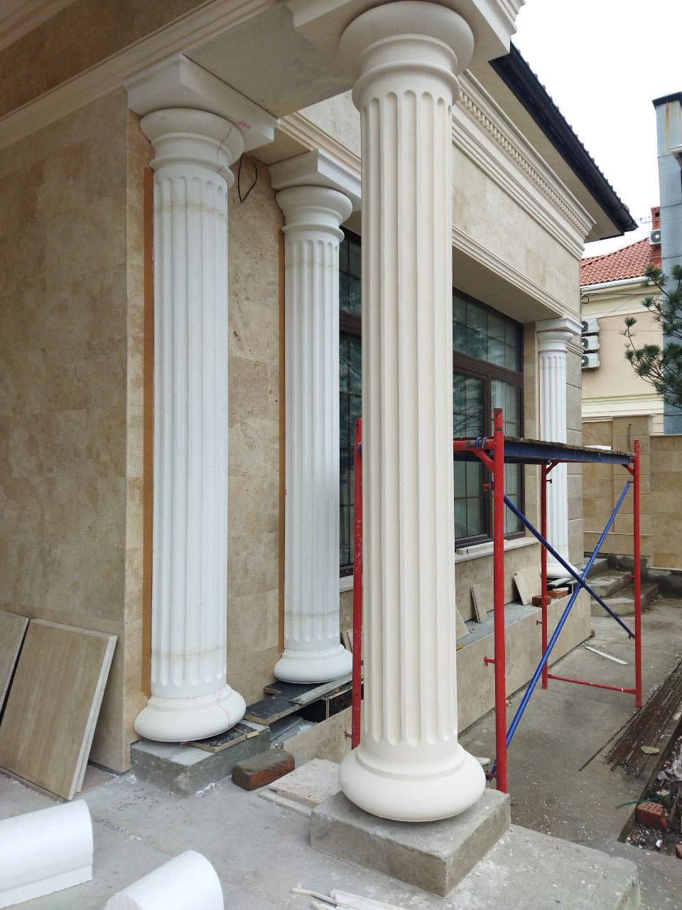 Facade works