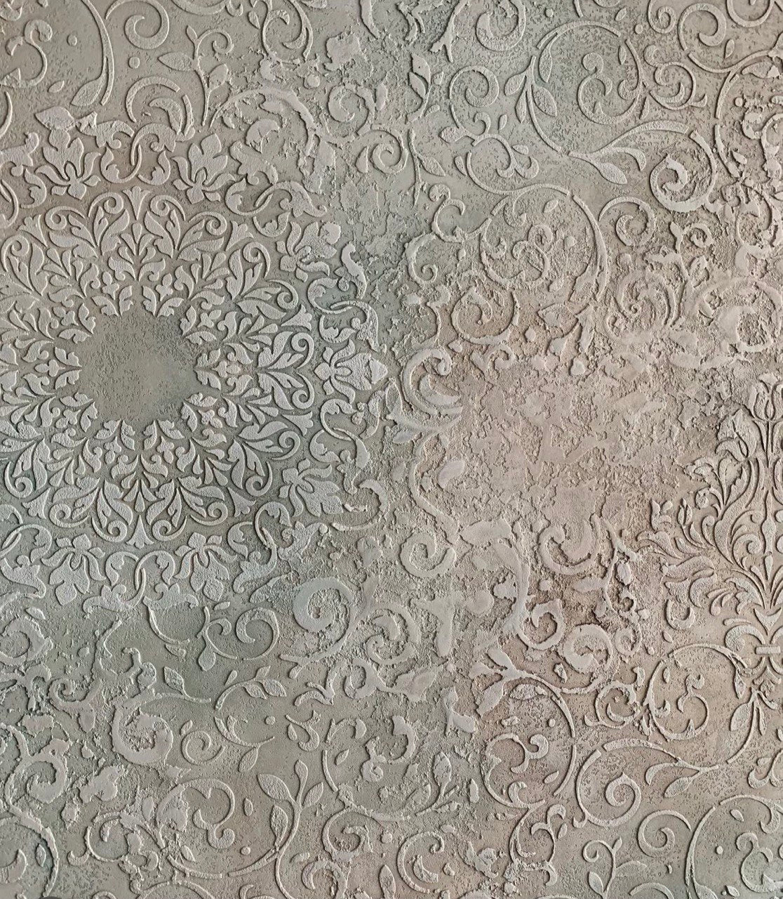 Round patterns for a stylish interior - DFA stencil in action 0.3-1 mm (С00020-d)