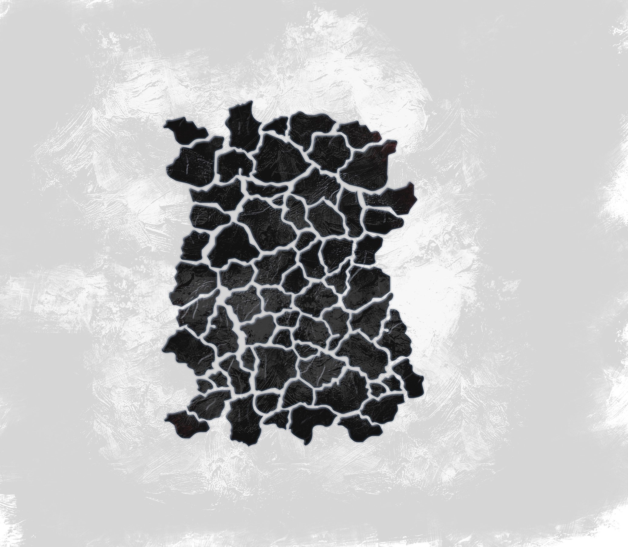 Easily create a stone effect on walls with the DFA Masonry 0.3-1 mm stencil (F00021)