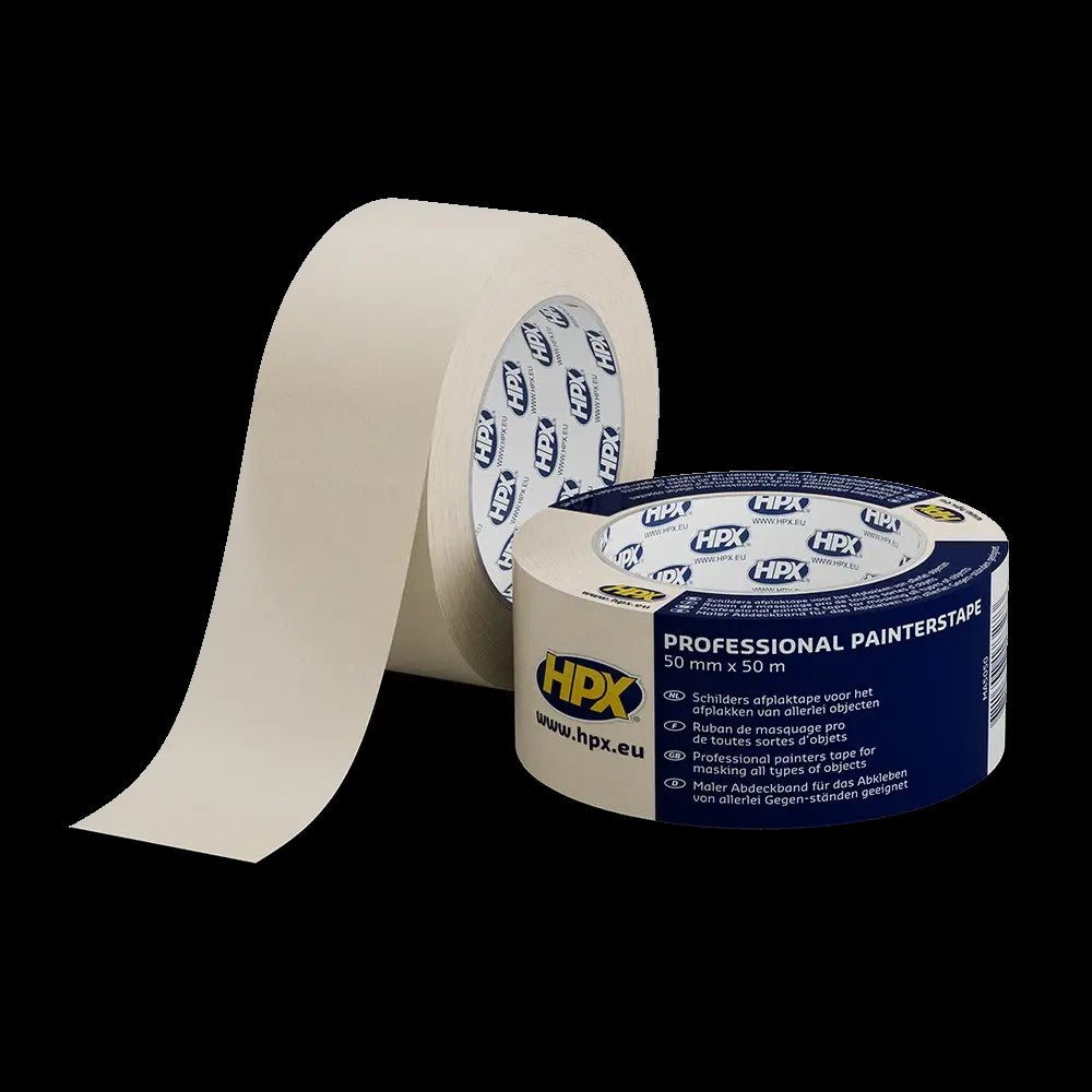 Painter's tape HPX 60 °C professional, 50 mm*50 m (white-cream)