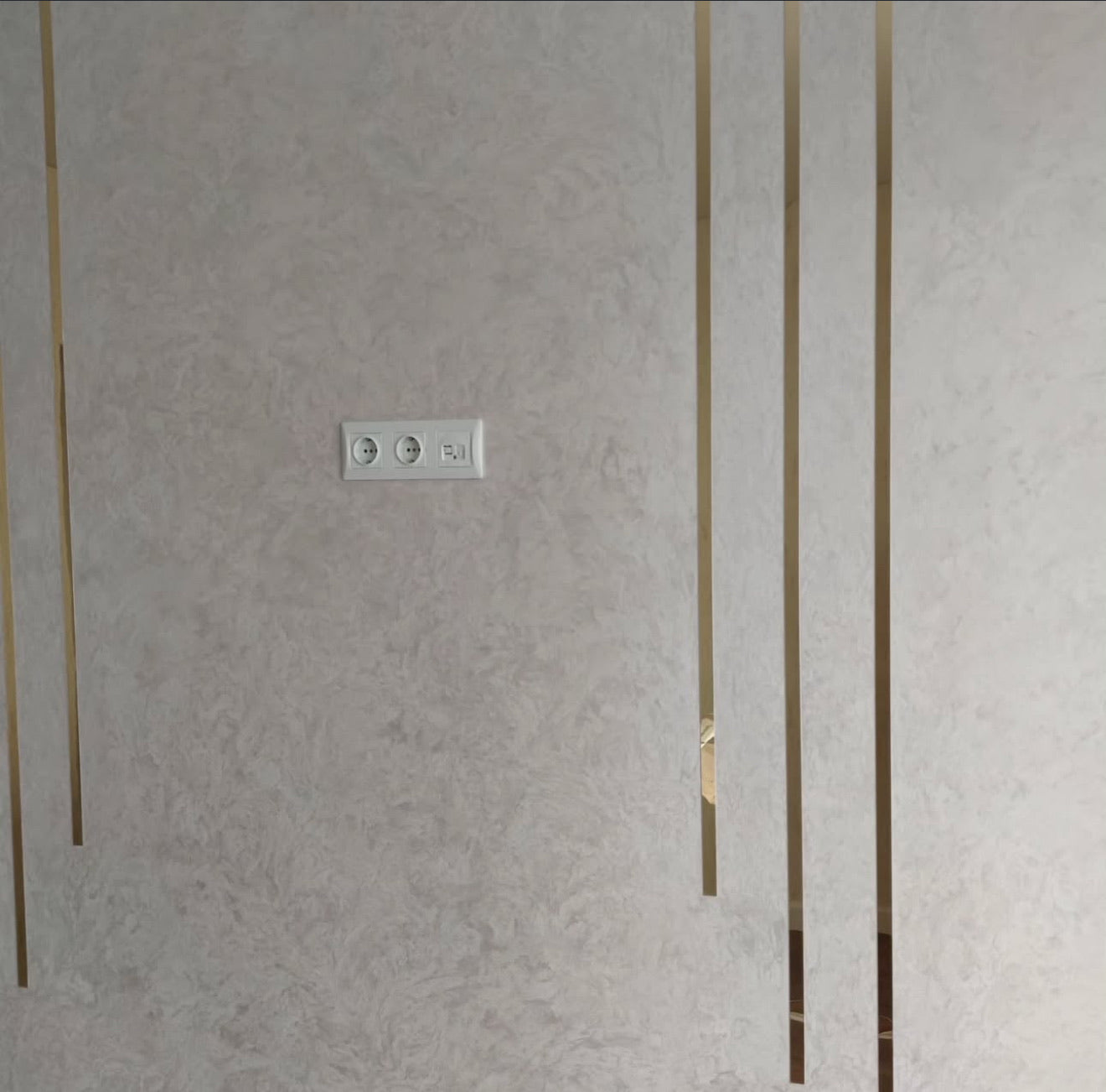Set of 8 Mirror Wall Decor Sticker Magic Stripes DFA (Gold Stripes for Wall) Size 5m - 20mm/25mm/30mm/ (Y00008)