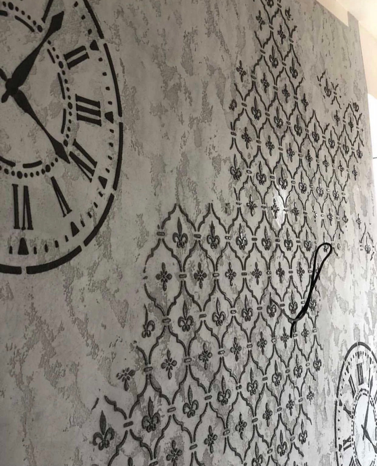 Set for plaster and paint wall decoration 16 DFA stencils (Round pattern 39 + Oriental pattern 2) 0.3-1 mm (N00016)