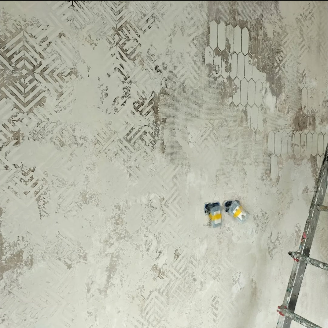 Set for decorating walls for plaster and paint 34 (Geometry 77 + Geometry 11) 0.3-1 mm (N00034)