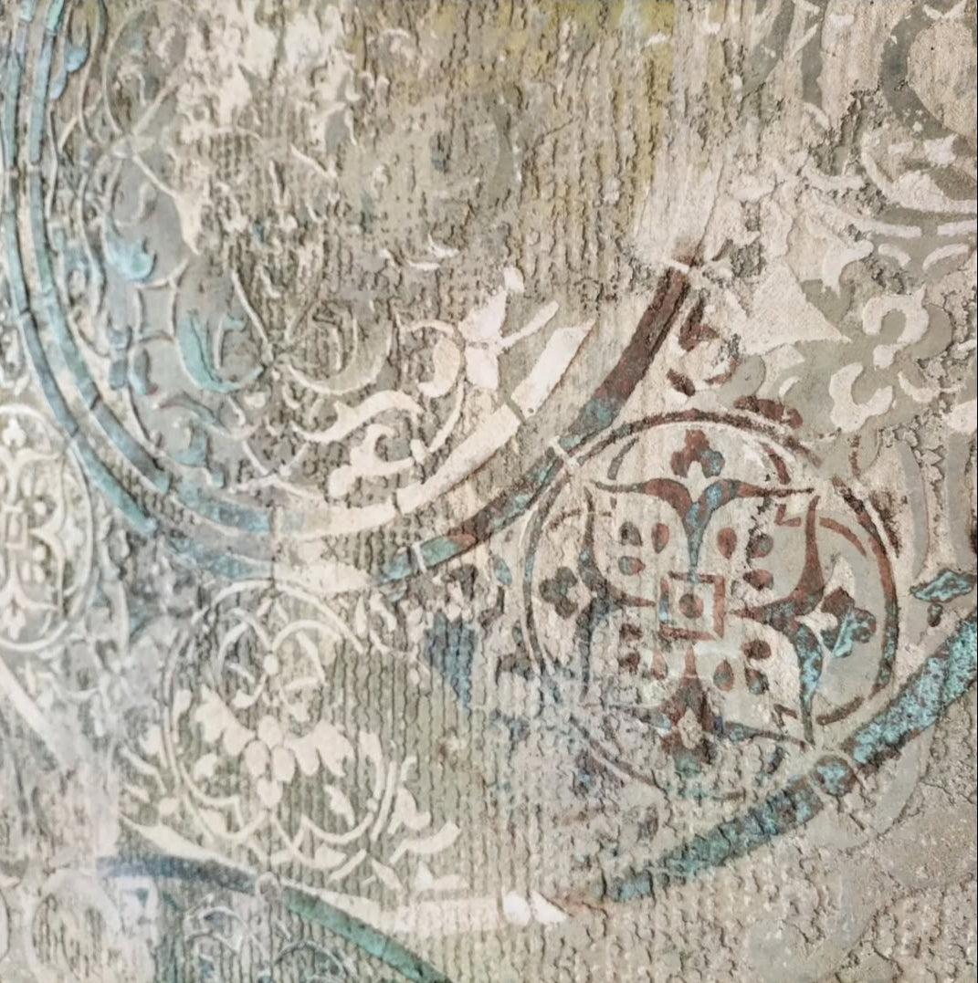 Wall decoration set for plaster and paint 35 (Oriental pattern 21 + Round pattern 14 + Square pattern 11) 0.3-1 mm (N00035)