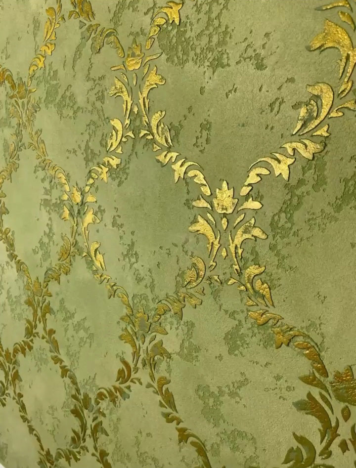 Wall decoration set for plaster and paint 9 Stencils DFA (Oriental pattern 5 + Damask 36) 0.3-1 mm (N00009)