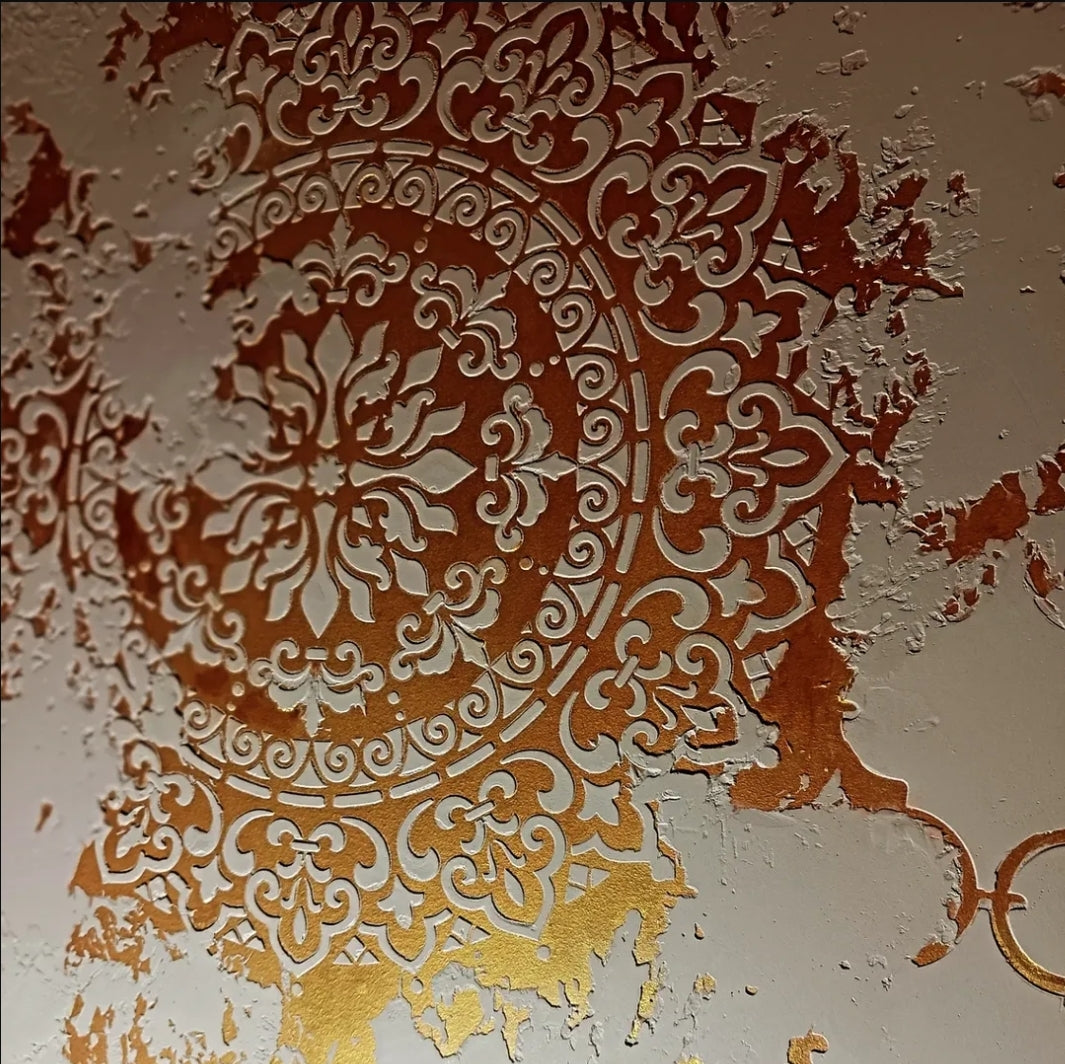 Set of stencils DFA decor for plaster and paint (Round 6 + Eastern 82) 0.3-1 mm (N00093)