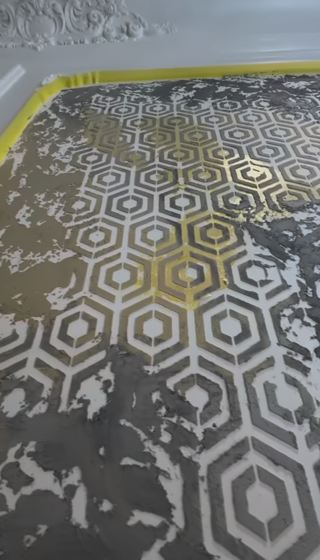 Set of stencils DFA (Round 54 + Square 13 + Geometry 25) for plaster and paint 0.3-1 mm (N00042)