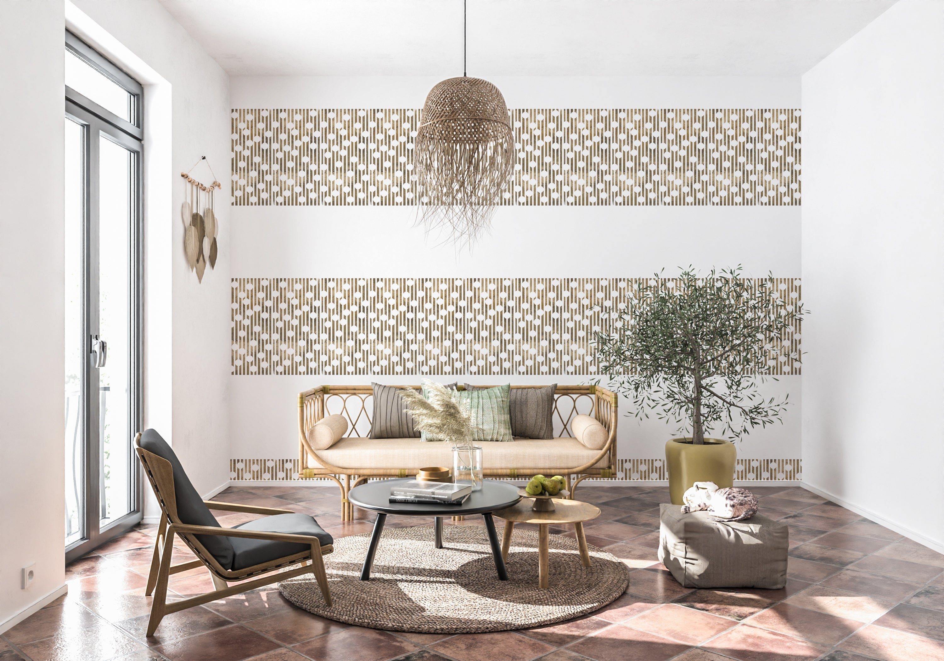 Not just a pattern: DFA geometric stencil - the basis of a modern interior 0.3-1 mm (G00158)
