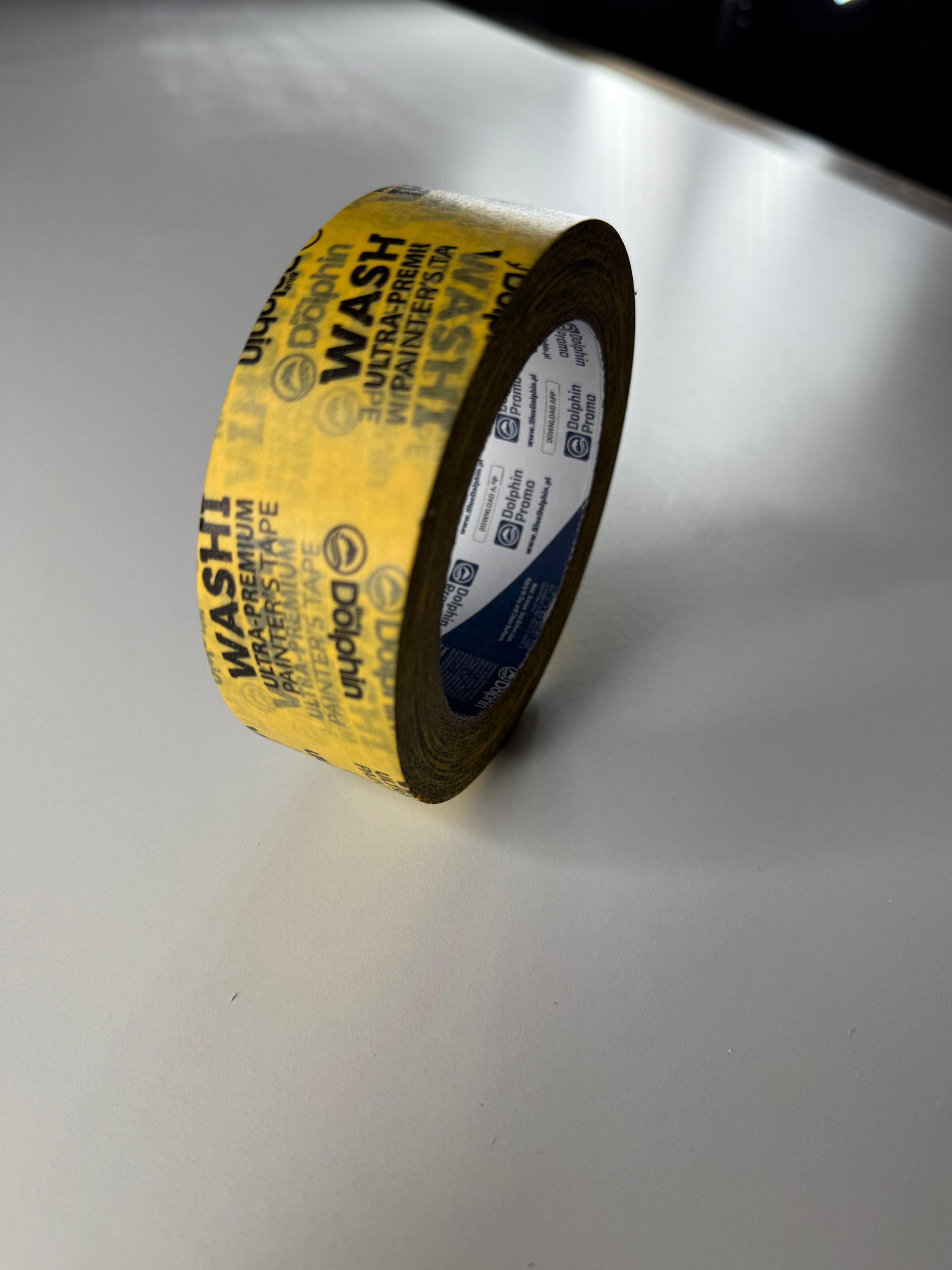 Professional painting tape Dolphin Washi Tape (TM Blue Dolphin) Ultra Premium, yellow 35 mm x 50 m