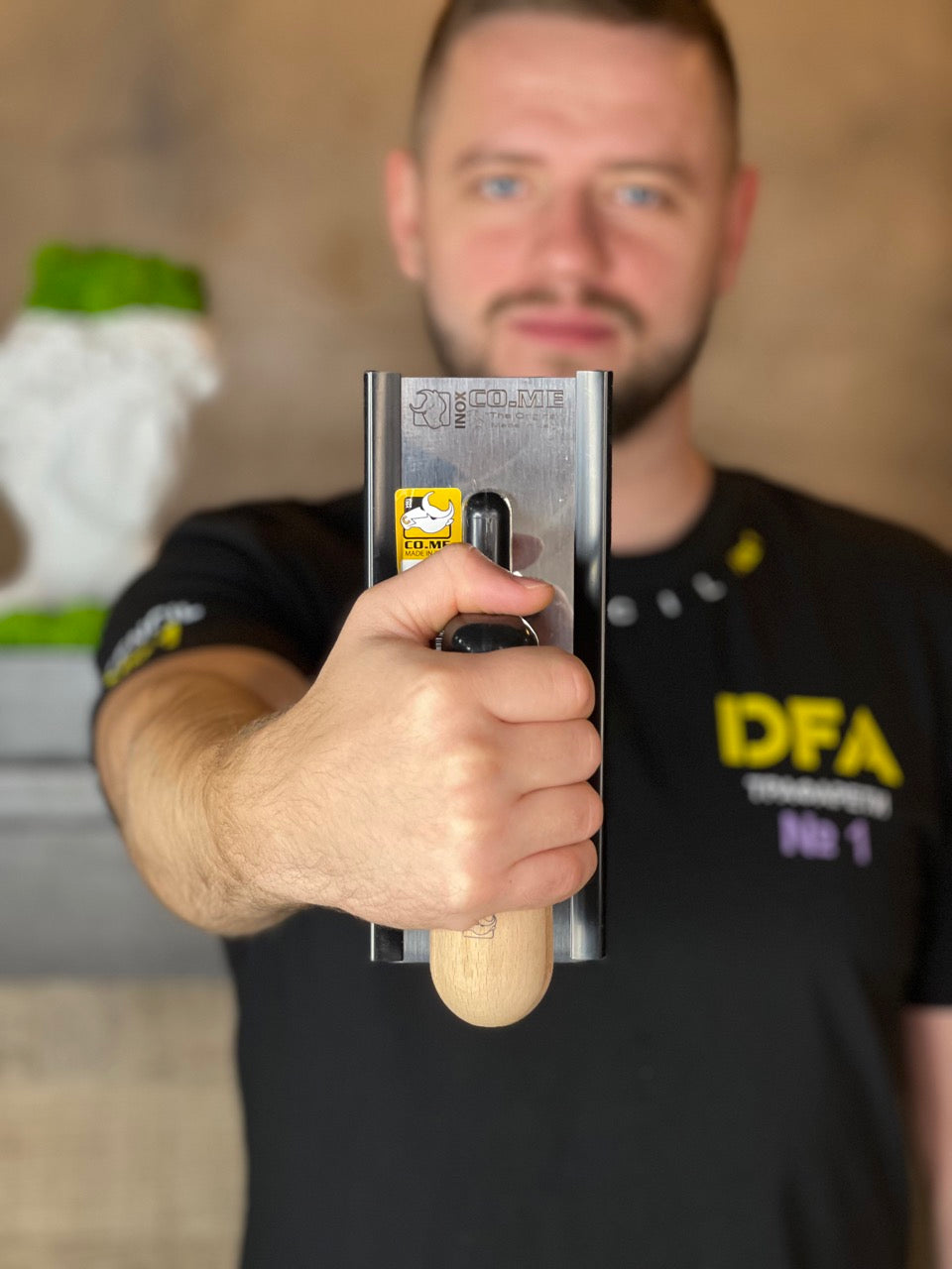 Spatula for decorative plaster CO.ME 200x80 mm