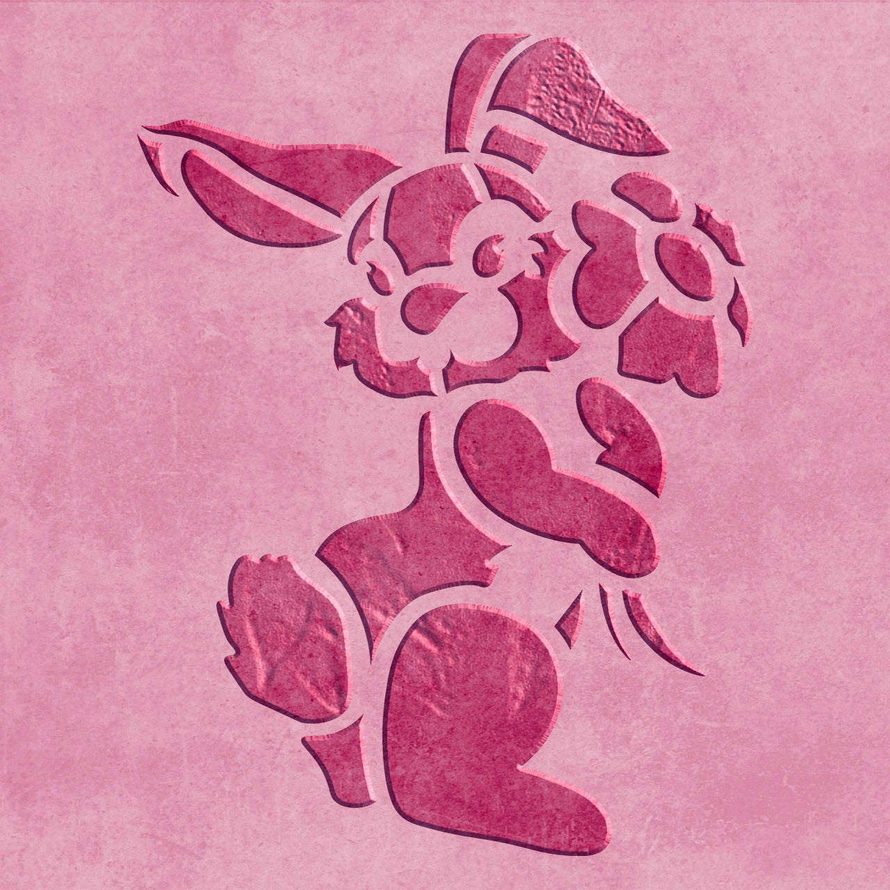 Create a magical nursery with the DFA Bunny stencil! 0.3-1 mm (E00069)
