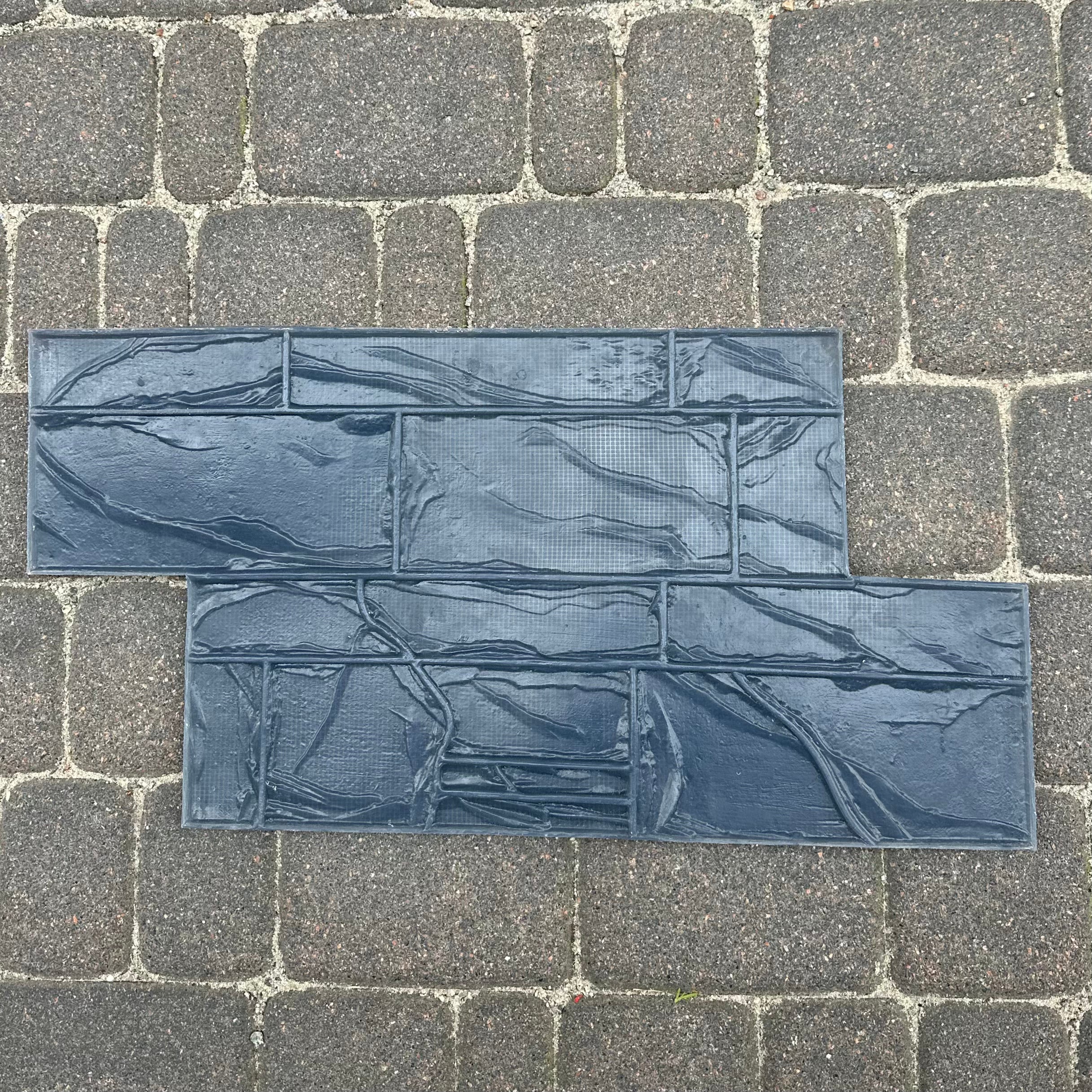 Silicone impression for decoration decorative stone (clinker) W00033