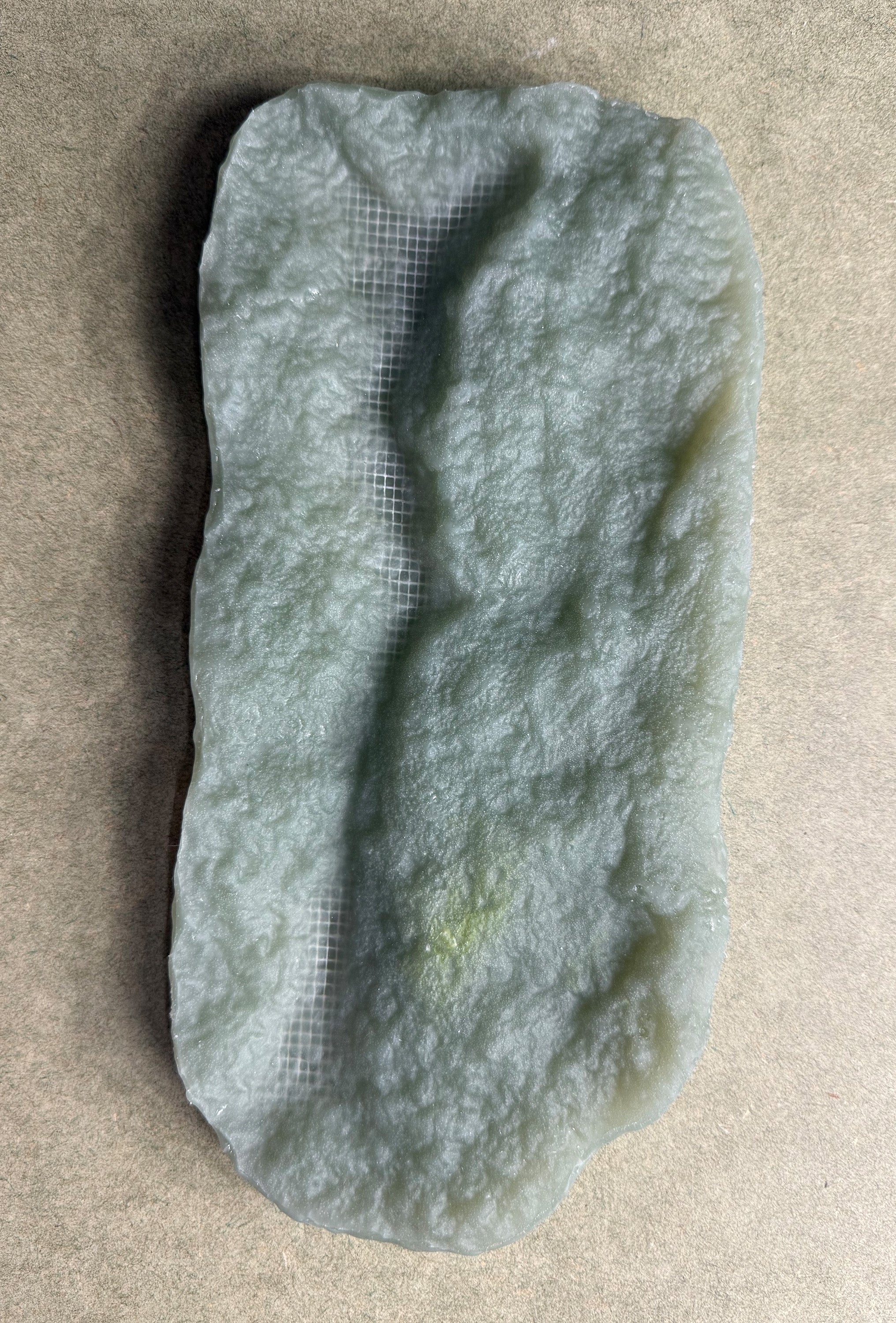 Silicone matrix for decoration DFA Paint brush with handle green 4 thickness 20 mm (W00043)